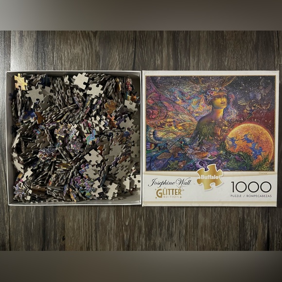 Titania Josephine Wall Buffalo Glitter 1000 Piece Jigsaw Puzzle 🧩 - Picture 2 of 3